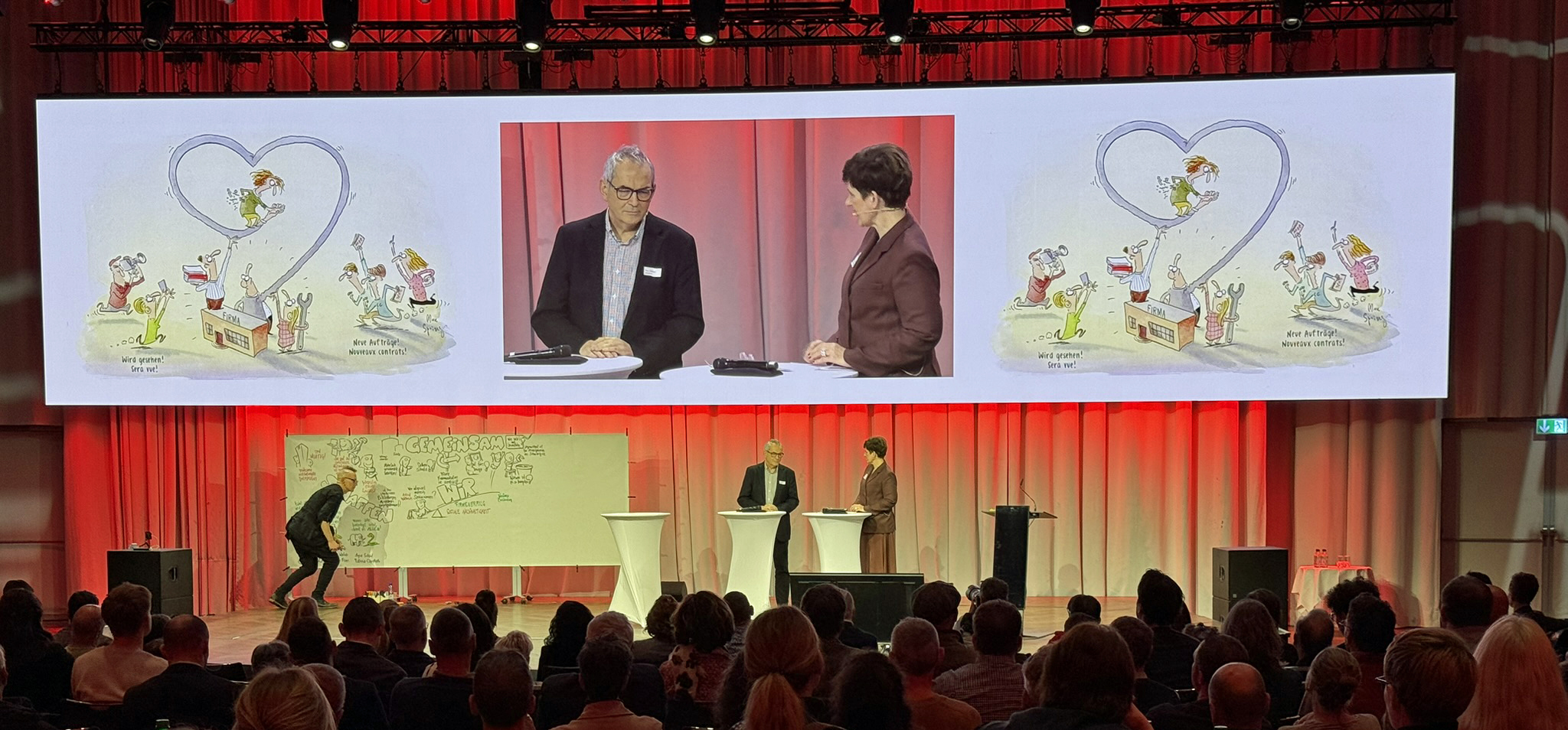 Impression des Arbeitgeberanlasses der IV-Stelle Kanton Bern im Januar 2025.
